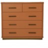 Комод T0147B-01/B122#, Кожа, Brown, ROOMERS FURNITURE