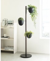 Подставка для растений floristand, черная/темный орех, 3 горшка (69938)