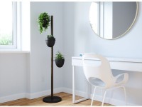 Подставка для растений floristand, черная/темный орех, 3 горшка (69938)