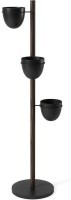 Подставка для растений floristand, черная/темный орех, 3 горшка (69938)