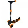 Самокат 3-колесный 3D Robin, 120/90 мм, оранжевый (2022968)