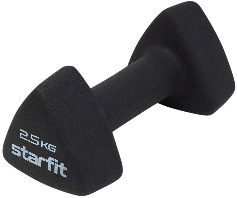 Гантель неопреновая DB-205 2,5 кг, черный (1524326)