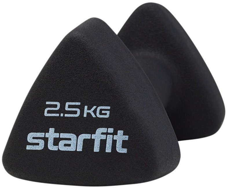 Гантель неопреновая DB-205 2,5 кг, черный (1524326)