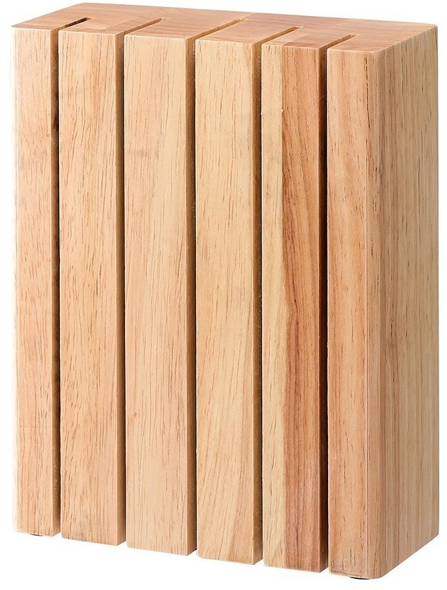 Подставка для ножей hevea, светлое дерево (78699)