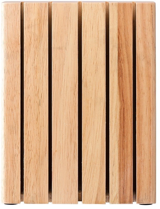 Подставка для ножей hevea, светлое дерево (78699)