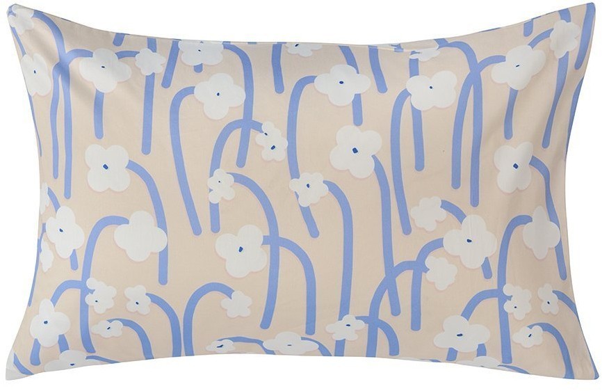 Набор из двух наволочек сиреневого цвета с принтом Полярный цветок из коллекции scandinavian touch, 50х70 см (73698)