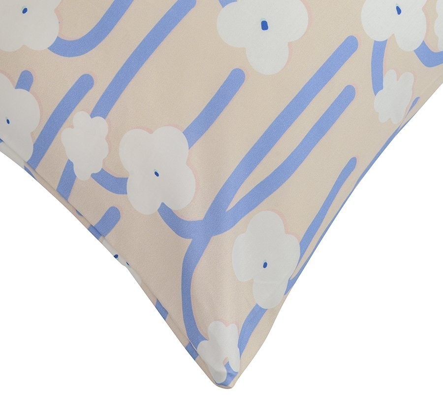 Набор из двух наволочек сиреневого цвета с принтом Полярный цветок из коллекции scandinavian touch, 50х70 см (73698)