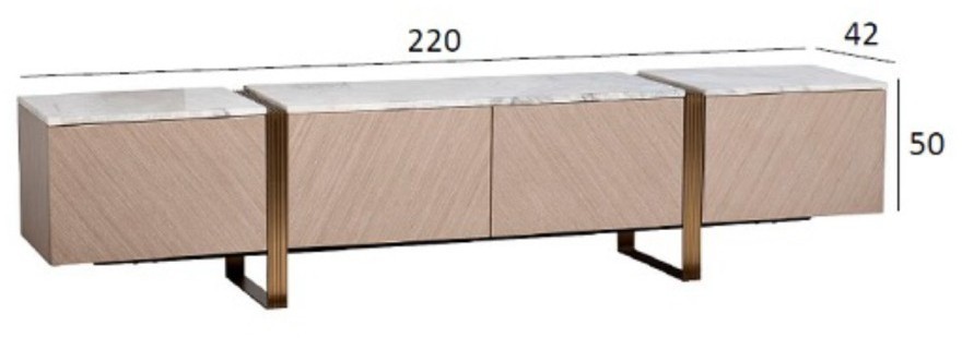 Тумба под телевизор 220*42*50см (TT-00012383)