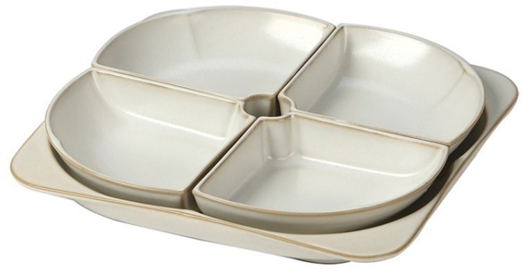 Набор L9755-SET5, каменная керамика, Cream, ROOMERS TABLEWARE