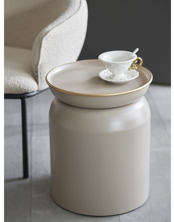 Столик журнальный ingvild, D38 см, бежевый (76213)