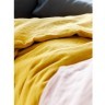 Пододеяльник изо льна горчичного цвета essential, 200х200 см (63313)