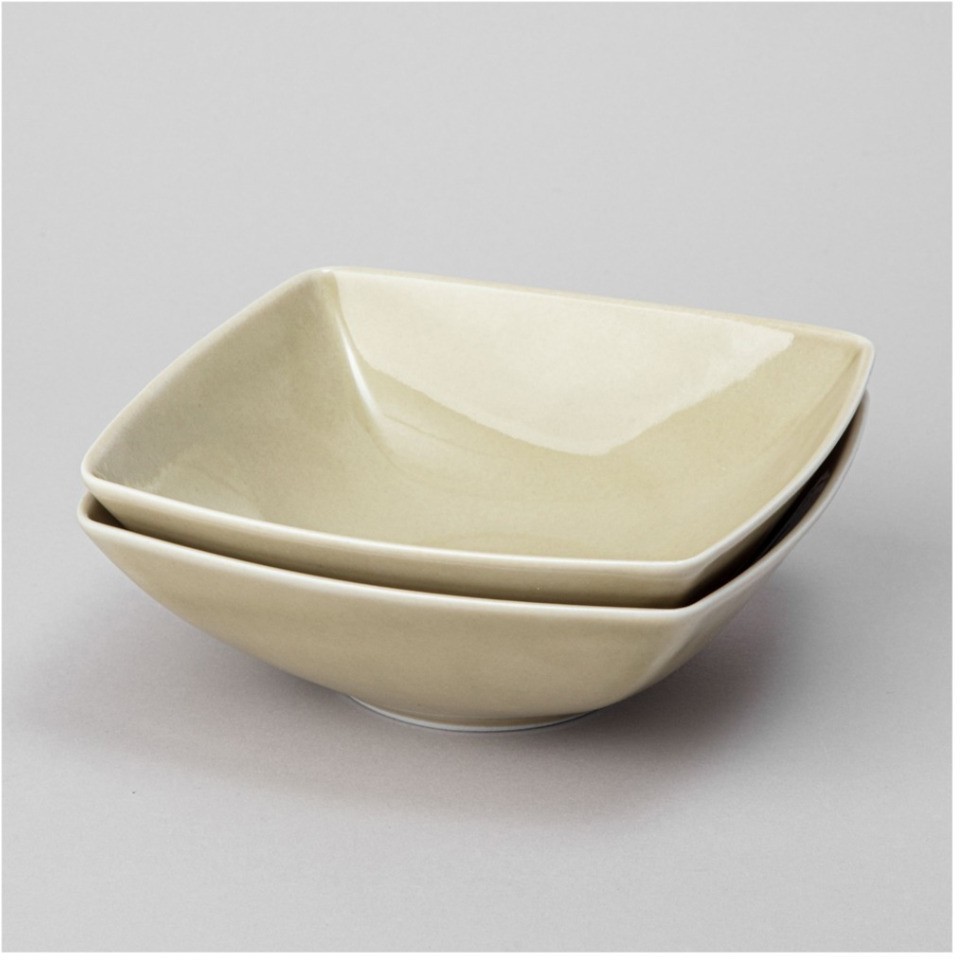 Набор салатников квадратных lefard tint 600мл (фисташковый) 2 шт. (48-944-1)