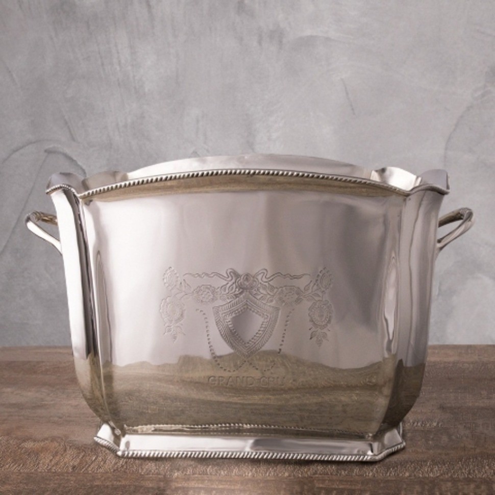 Емкость для охлаждения вина 9521SA/S, никель, посеребрение, silver plated, ROOMERS TABLEWARE