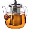 Заварочный чайник 3пр 600мл стек н/с LR (60071)