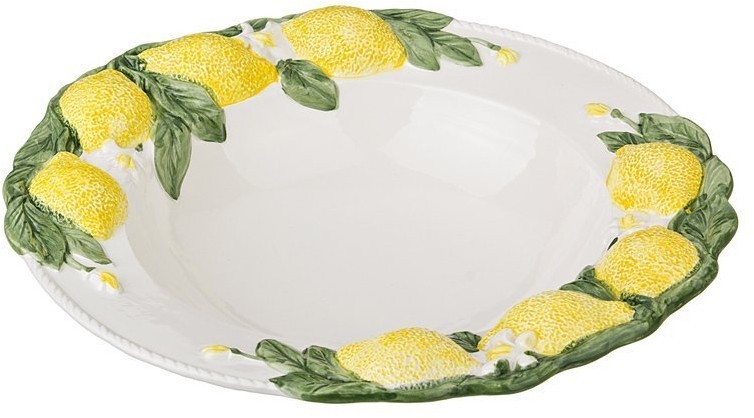 Салатник "лимоны" диаметр=30 см.высота=7 см. Annaluma (628-143)