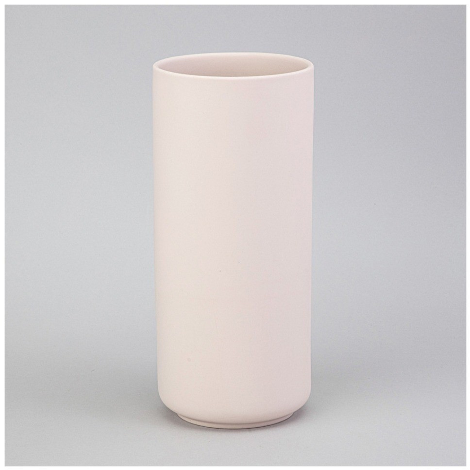 Ваза 11*11*25см цвет: пудровый Lefard (374-138)
