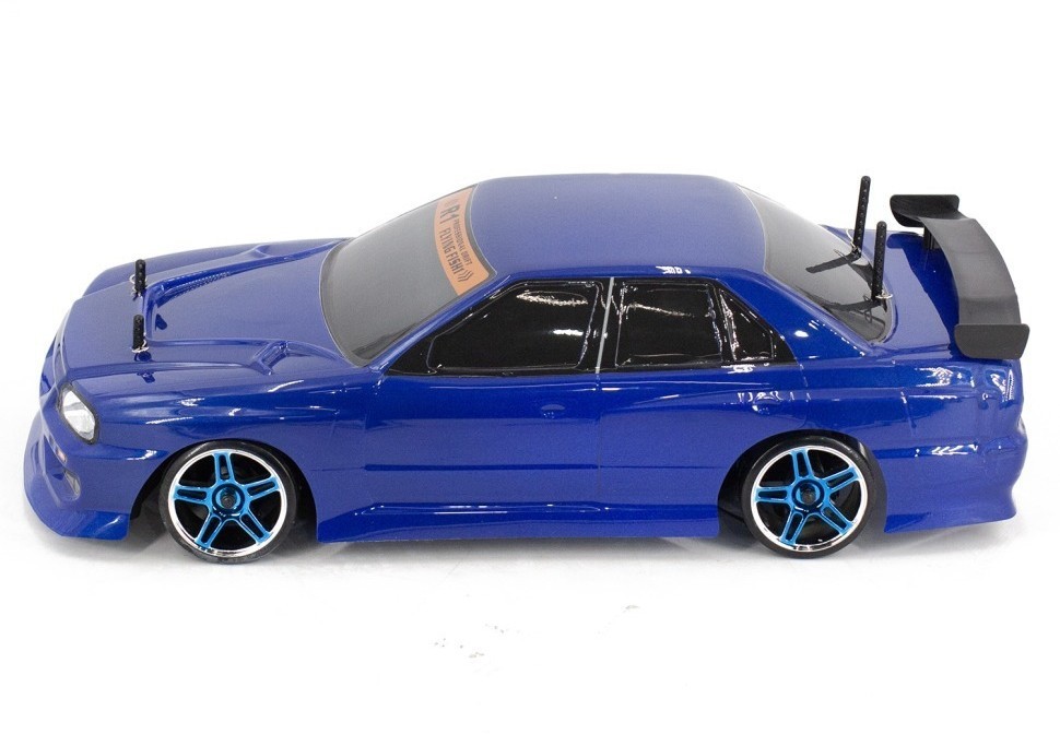 Радиоуправляемый автомобиль для дрифта HSP Flying Fish 1 LED фары 4WD 1:10 (94123T-12330-BL)