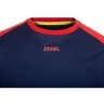 Футболка футбольная JFT-1011-092, темно-синий/красный, детский (437563)