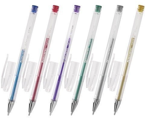 Ручки гелевые Brauberg Jet 0,5 мм 6 цветов 141029 (4) (86906)