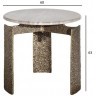Стол журнальный мраморный d60*63см (TT-00014987)
