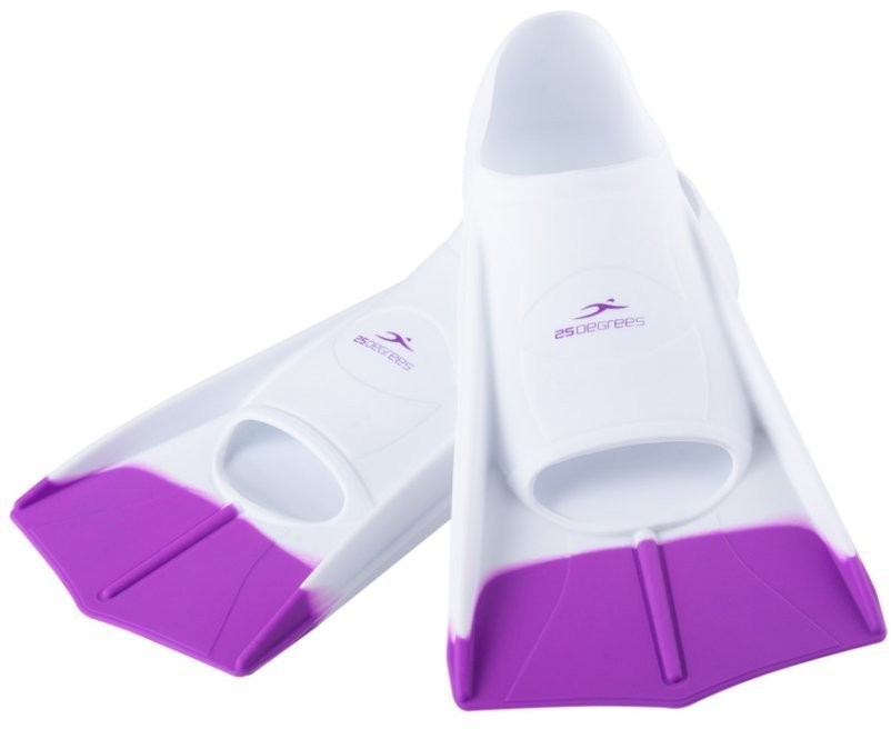 Ласты тренировочные 25DEGREES Pooljet White/Purple, XS (2107323)