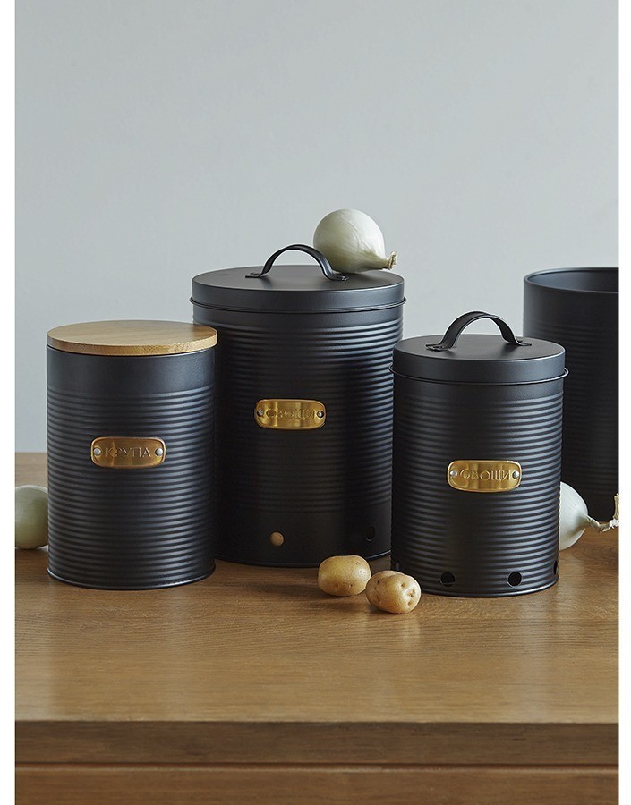 Банка для хранения крупы irmel, 2,5 л, графит (78379)