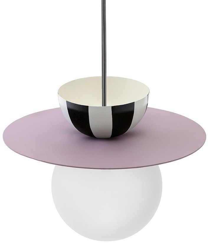 Светильник подвесной anniken, D36х28 см, лиловый (76524)