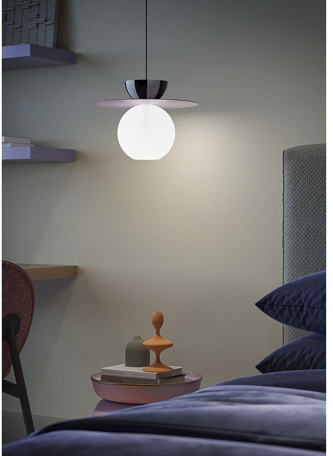 Светильник подвесной anniken, D36х28 см, лиловый (76524)