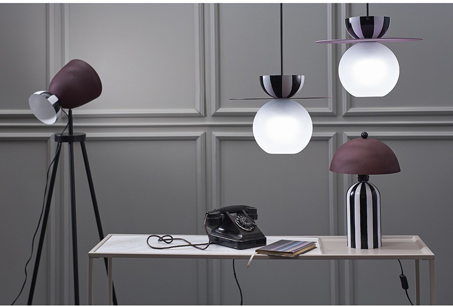 Светильник подвесной anniken, D36х28 см, лиловый (76524)