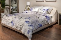 Комплект постельного белья Ирисы , тенсель,  200*220-1шт, 50*70-2 шт (TT-00015988)