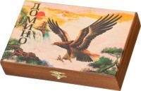 Домино в шкатулке &quot;летящий орел&quot; 21*13*5 см Фотьев В.а. (28-334)