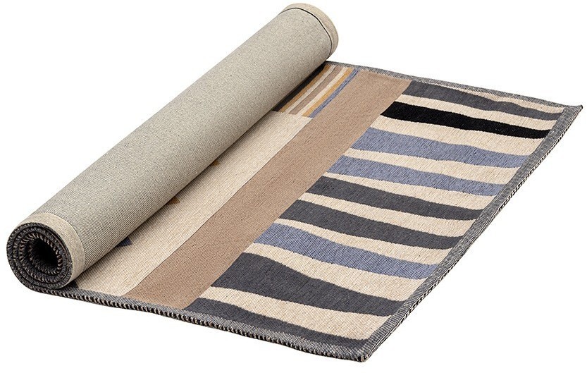 Ковер из хлопка по мотивам нанайских орнаментов из коллекции cultural heritage, 120х180 см (78513)