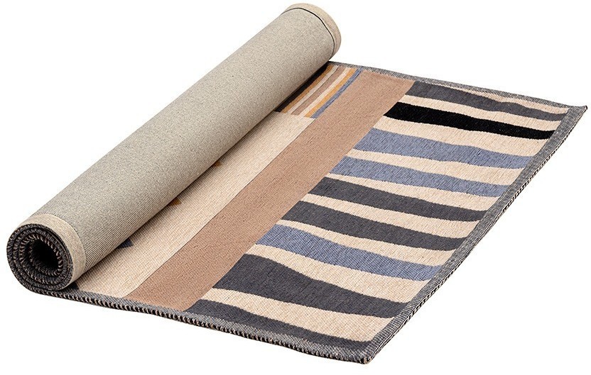 Ковер из хлопка по мотивам нанайских орнаментов из коллекции cultural heritage, 120х180 см (78513)