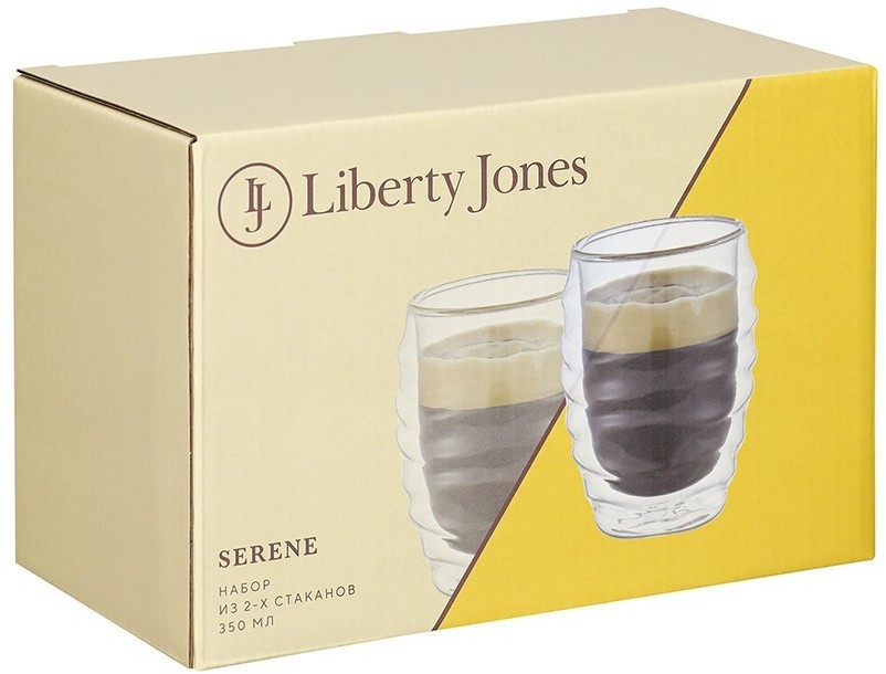 Набор из 2-х стаканов serene, 350 мл (77370)