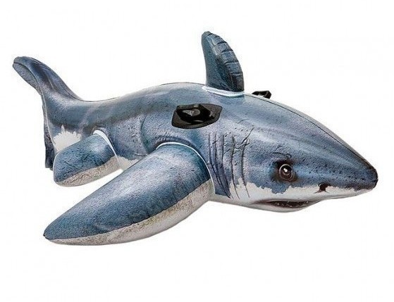 Надувная игрушка-наездник Intex 57525 Акула от 3 лет (75526)