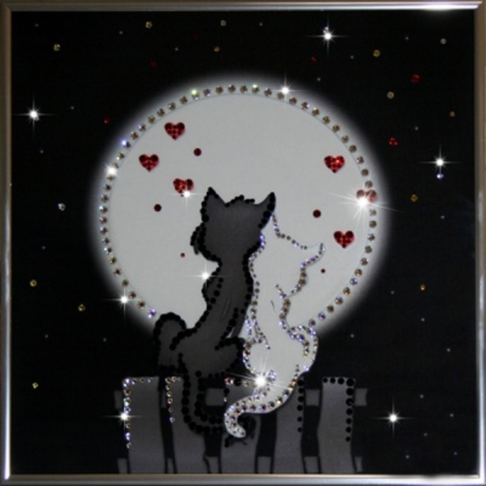 Картина Лямур с кристаллами Swarovski (1202)