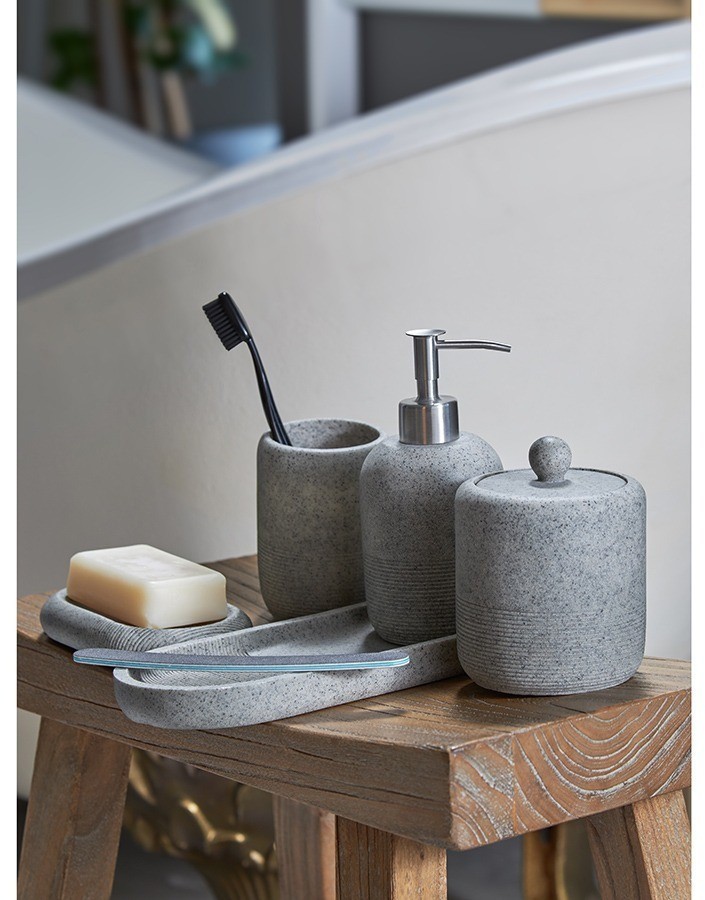 Диспенсер для жидкого мыла loup, 250 мл, темно-серый (75835)