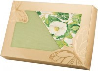 Кпб 2-х спальный &quot;жасмин&quot; пододеяльник 175*215 -1шт., прост (цвет св.зеленый) 220*250  -1шт., нав SANTALINO (984-003)