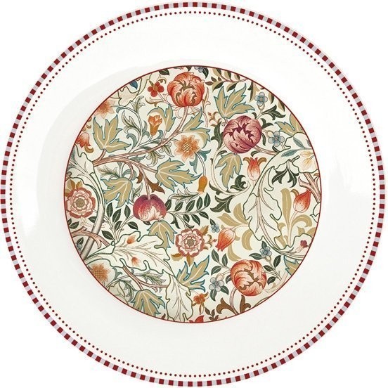 Тарелка закусочная Уильям Моррис кремовая, 19 см - EL-R0944/WILN Easy Life
