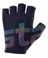 Перчатки для фитнеса WG-102, черный/светоотражающий (1525984)