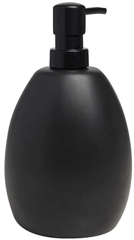 Диспенсер для мыла с подставкой для губки joey, 590 мл, черный (41763)