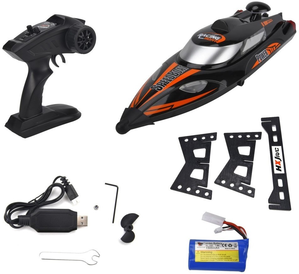 Радиоуправляемый катер с сумкой (47 см, 35 км/ч, акб 3000 mAh) (HJ810B-A1-BAG)
