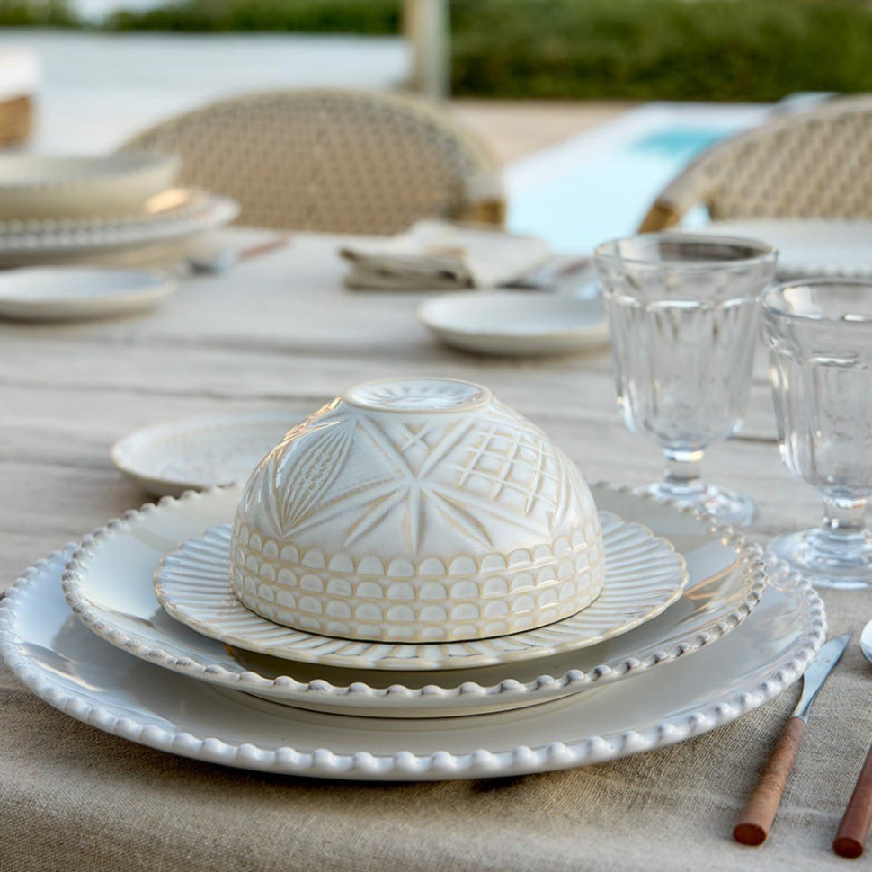 Тарелка STP281-WHI(STP281-VC7107), 27,7 см, керамика, white, Costa Nova