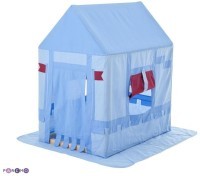 Текстильный домик-палатка с пуфиком для мальчика &quot;Замок Бристоль&quot; (PCR116-01)
