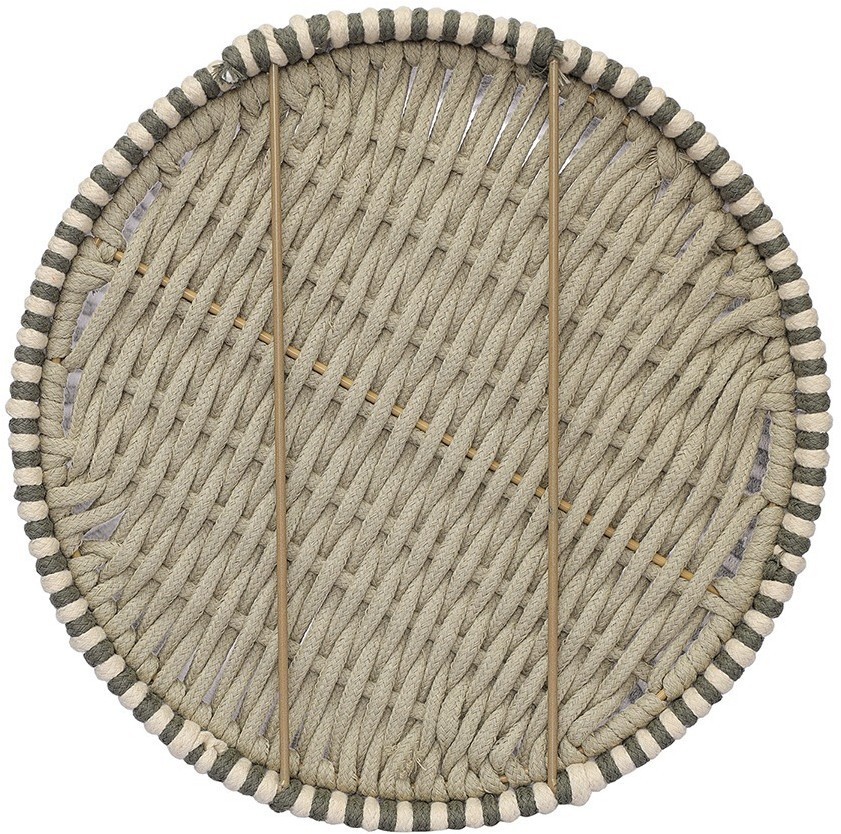 Корзина плетеная dholak grey из коллекции ethnic, размер m (77214)