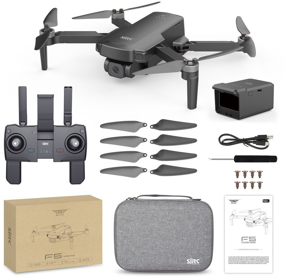 Квадрокоптер SJRC F5 V2 с подвесом и камерой 2K 5G GPS (SJ-F5-V2)