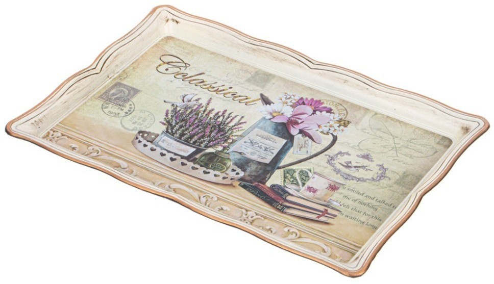 Поднос коллекция "старинный прованс" 31*21см Lefard (106-623)