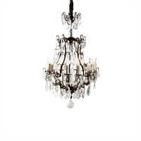 Люстра СhandelierMilano, бронза, стекло, gold/white, ROOMERS FURNITURE