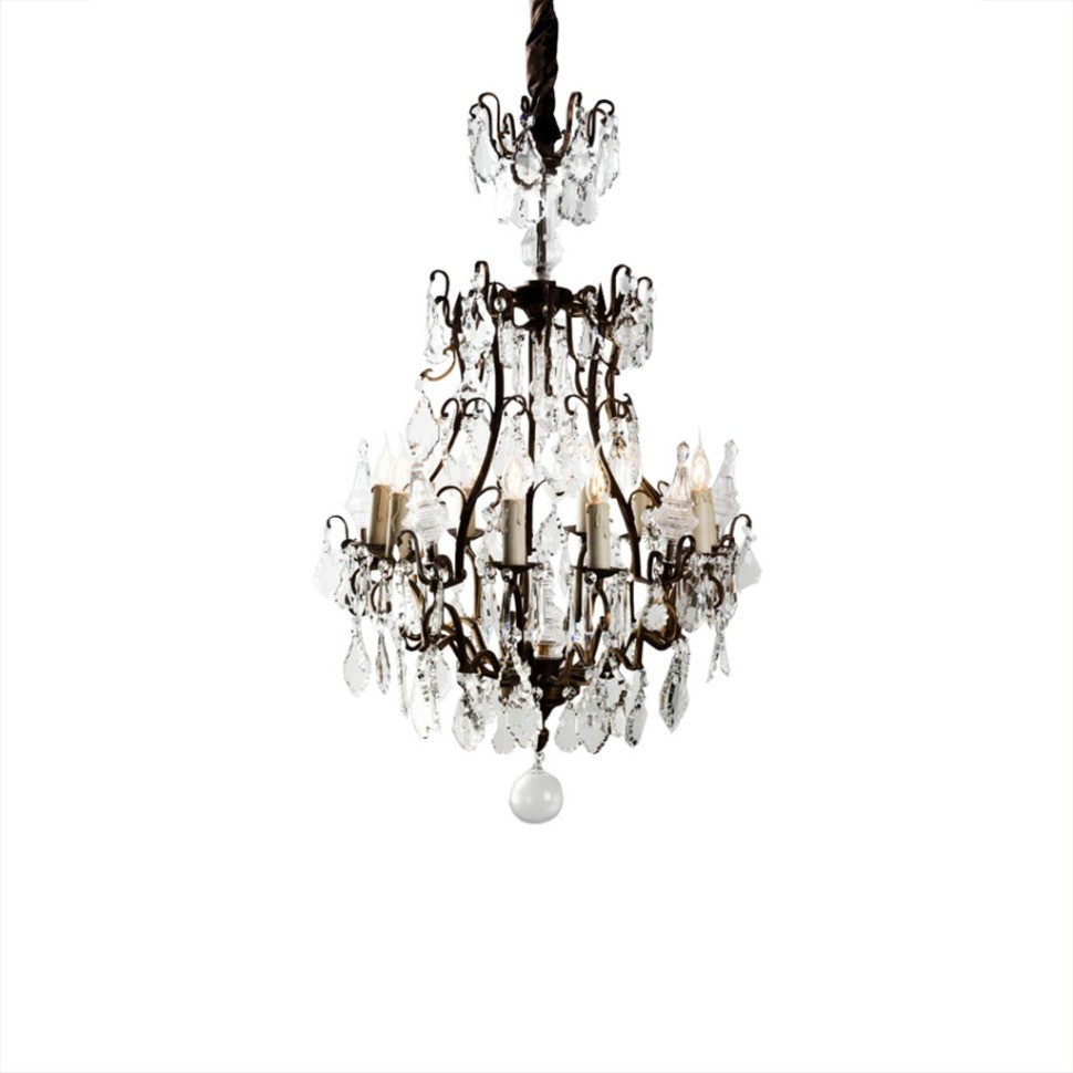 Люстра СhandelierMilano, бронза, стекло, gold/white, ROOMERS FURNITURE