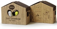 Держатель для ключей duo sparrow, коричневый/белый/желтый (74963)
